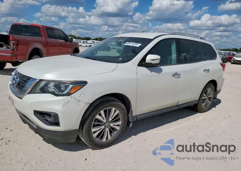 2017 Nissan Pathfinder S z USA, uszkodzony, nr VIN 5N1DR2MN2HC608407
